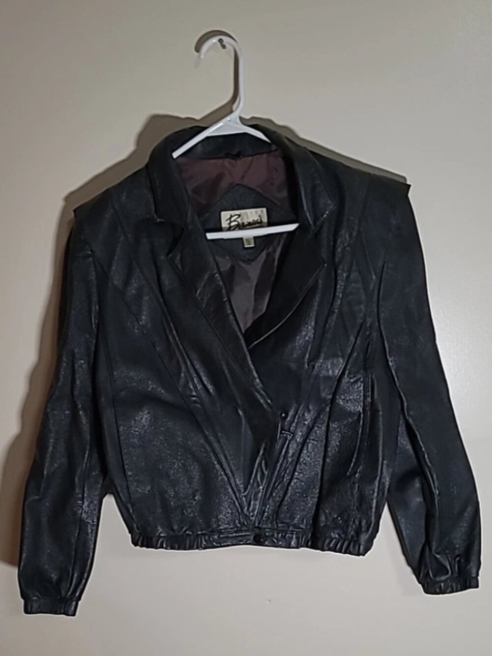 Berman's Black Leather jacket